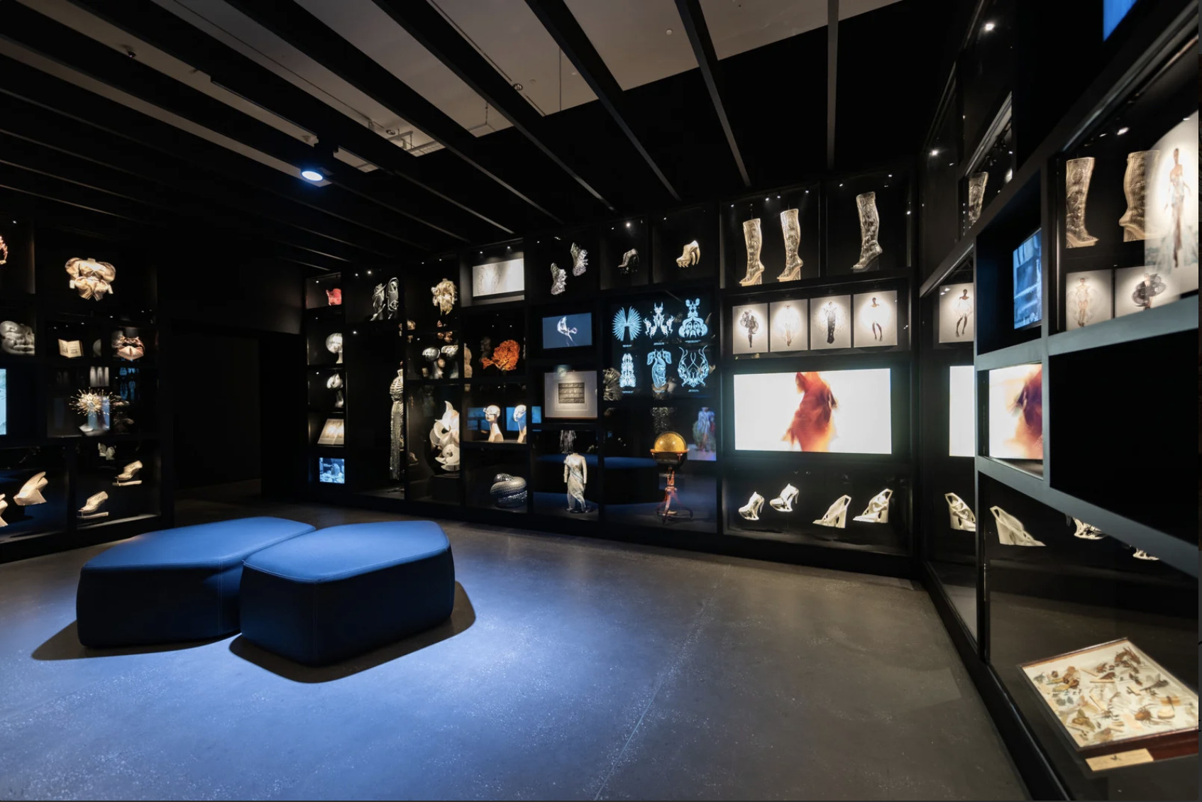 Galerie Maison Parisienne, Iris Van Herpen exhibition, Musée des Arts Décoratifs (MAD), Paris, 2023.
Artwork by Juliette Clovis.